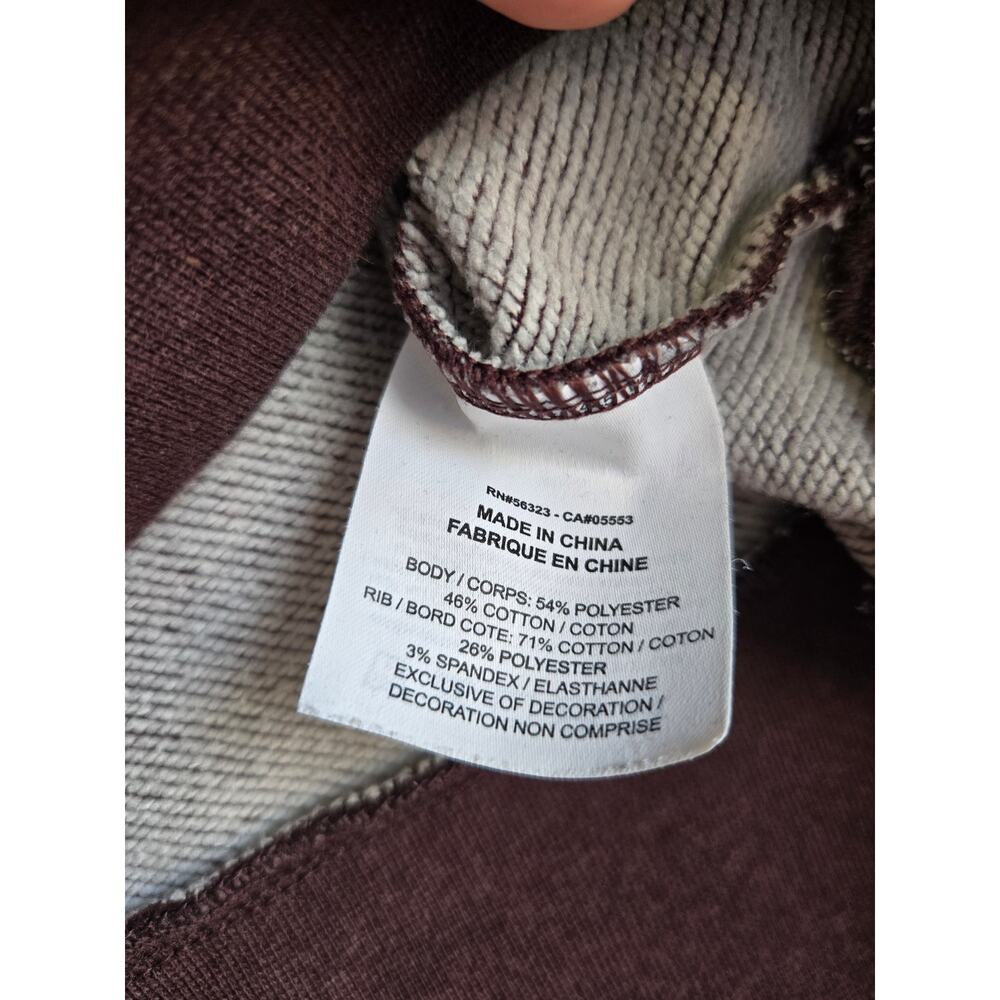 Nike Dri-FIT Get Fit Maroon Funnel Neck Training Sweatshirt Size M - Picture 7 of 9